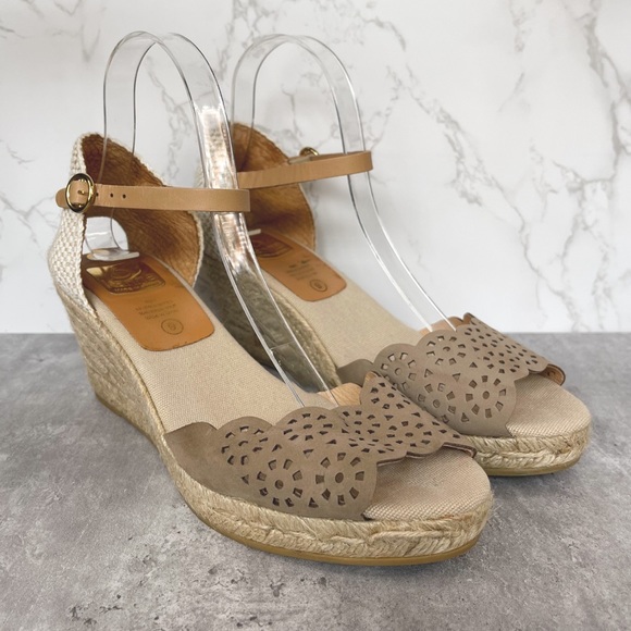 kanna Shoes Kanna Nude Wedge Espadrille Poshmark